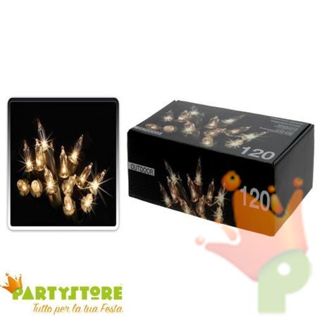 LUCI DI NATALE 120 PISELLINI BIANCO CALDO