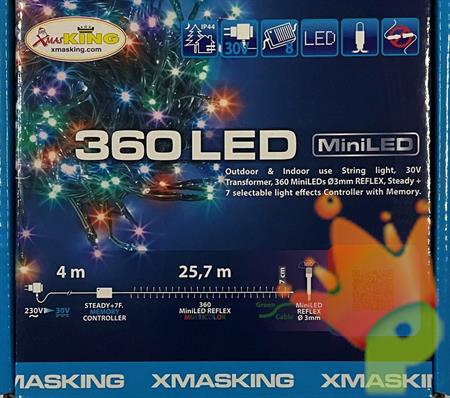 LUCI DI NATALE 360 MINILED MULTICOLOR