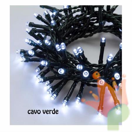 LUCI DI NATALE A BATTERIA 24 LED BIANCO FREDDO