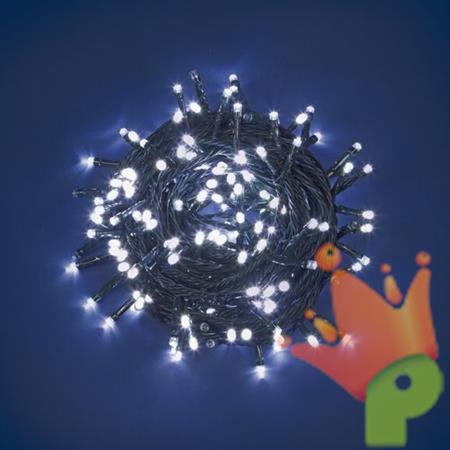 LUCI DI NATALE A BATTERIA 240 LED BIANCO FREDDO