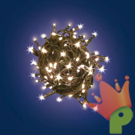 LUCI DI NATALE A BATTERIA 300 LED BIANCO CALDO