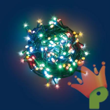 LUCI DI NATALE A BATTERIA 300 LED MULTICOLOR