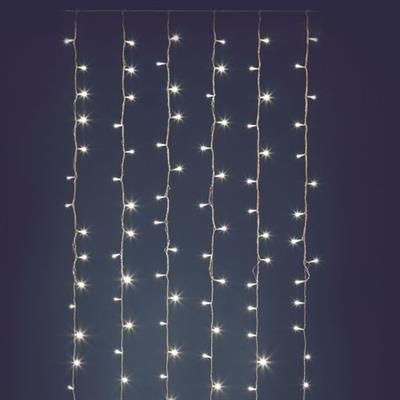 LUCI DI NATALE A TENDA 120 LED BIANCO CALDO