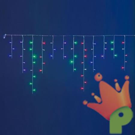 LUCI DI NATALE A TENDA 120 LED MULTICOLOR