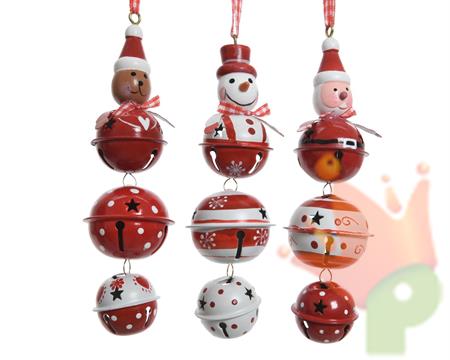 PENDENTE PUPAZZO CON CAMPANELLA 15CM