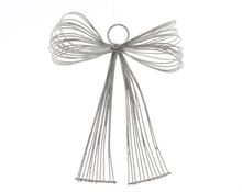 FIOCCO METALLO GLITTER BIANCO 14X17CM