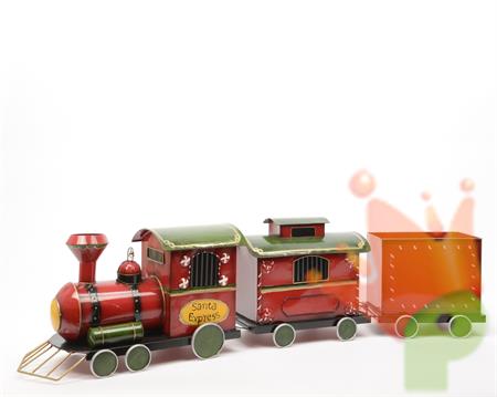 TRENINO IN LATTA 132X23X33CM