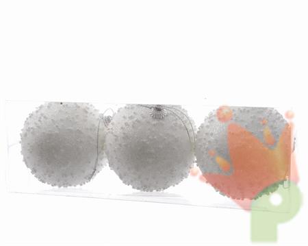 PALLINE PER ALBERO BIANCA CM8
