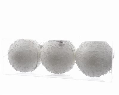 PALLINE PER ALBERO BIANCA CM8