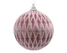 PALLA 8 CM ROSA GLITTER