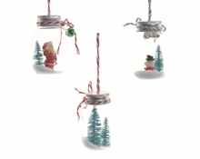 BOTTIGLIA CON BABBO INNEVATO 4X7