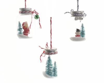 BOTTIGLIA CON BABBO INNEVATO 4X7