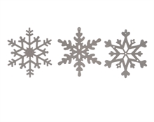 PENDENTE FIOCCO 2 PZ BIANCO 12 CM