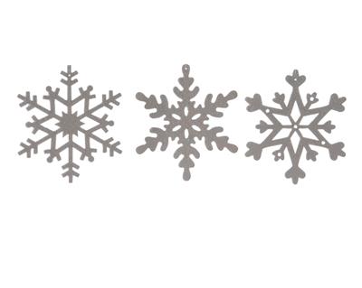 PENDENTE FIOCCO 2 PZ BIANCO 12 CM