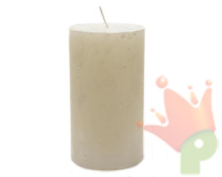 CANDELA RUSTICA CREMA 6,8X12 CM