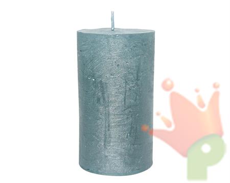 CANDELA RUSTICA AZZURRO 6,8X12CM