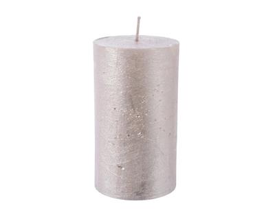 CANDELA RUSTICA ROSA CIPRIA 6,8 X12 CM