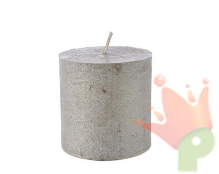CANDELA RUSTICA TORTORA 6,8X7CM
