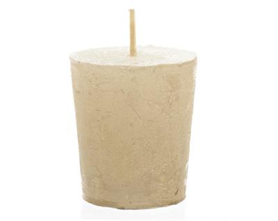 CANDELA RUSTICA AVORIO METAL 4,3X4,7CM
