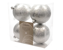 pallina silver ice 100mm 4 pz