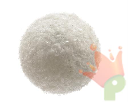 PALLA BIANCO INNEVATO GLITTER CM 20