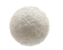 PALLA BIANCO INNEVATO GLITTER CM 20
