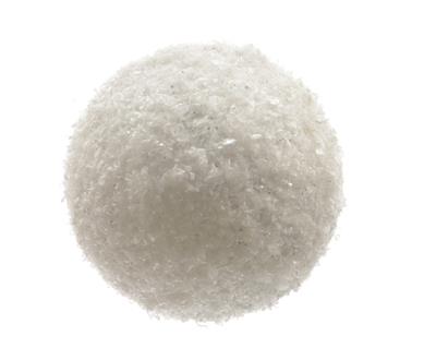 PALLA BIANCO INNEVATO GLITTER CM 20