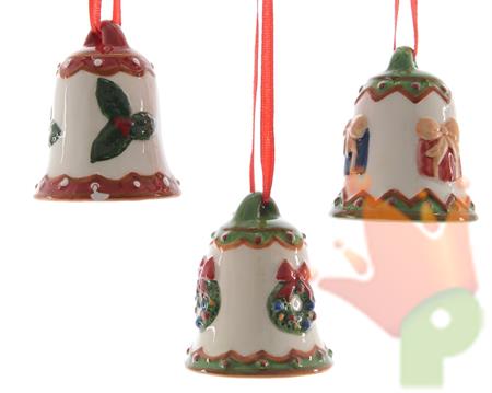 PENDENTE CAMPANA CON DECORO 4X5 CM
