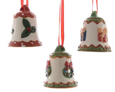 PENDENTE CAMPANA CON DECORO 4X5 CM