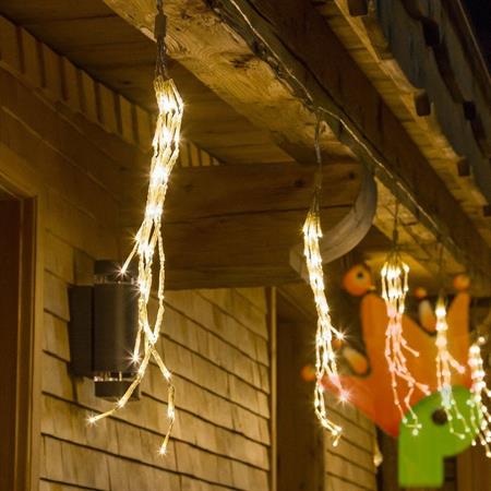 LUCI DI NATALE A TENDA 10 GRAPPOLI 480 MINILED BIANCO CALDO