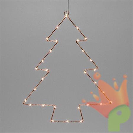 ALBERO NATALE TEALIO FILO RAME 30MICROLED CLASSIC 1.5MM LUCE FIS