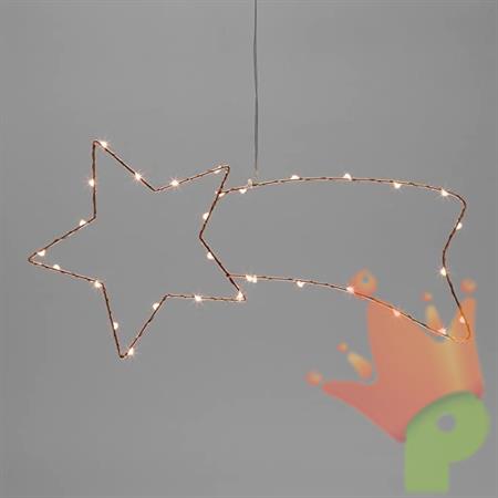STELLA COMETA TELAIO FILO RAME 30MICROLED CLASSIC 1.5MM LUCE FIS