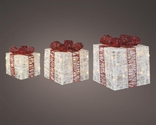 PACCO REGALO CON LED LUCE CALDA 3 MISURE ASSORTITE