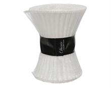 NASTRO BIANCO PIEGHETTATO 12,5X180CM