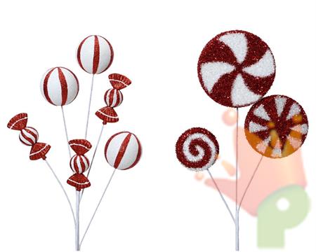 RAMO DECORATIVO CANDY H.63 CM1 PZ ASSORTITO