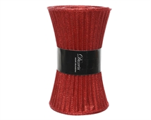 NASTRO ROSSO PIEGHETTATO 12,5X180CM