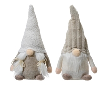 GNOMO BEIGE H.29 CM  2 ASS