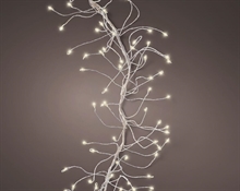 LUCI DI NATALE A GRAPPOLO 480 MICROLED BIANCO CALDO 3MT 8 GIOCHI