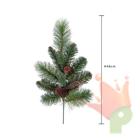 RAMETTO PINO CON PIGNE 48 CM