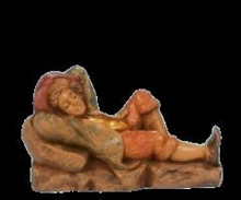 PASTORELLO PRESEPE RIPOSO 6 CM