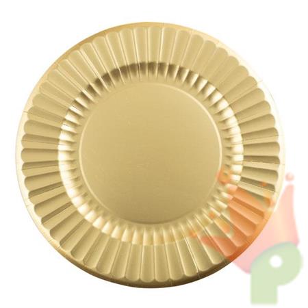 SOTTOPIATTI IN CARTA ORO SATINATO 6 PZ 33 CM