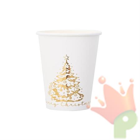 BICCHIERI MERRY CHRISTMAS TREE 250 CC 8 PZ
