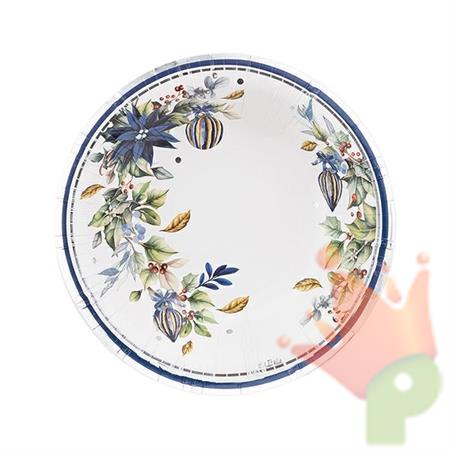 PIATTI BRIGHT CHRISTMAS 24 CM 8 PZ