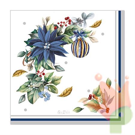 TOVAGLIOLI BRIGHT CHRISTMAS 33X33 CM 16 PZ