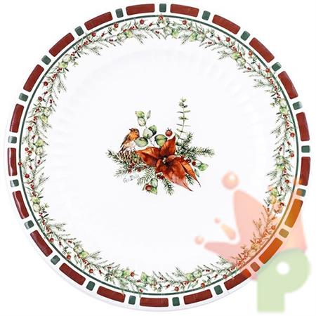 PIATTI CHRISTMAS EVE 33 CM 6 PZ