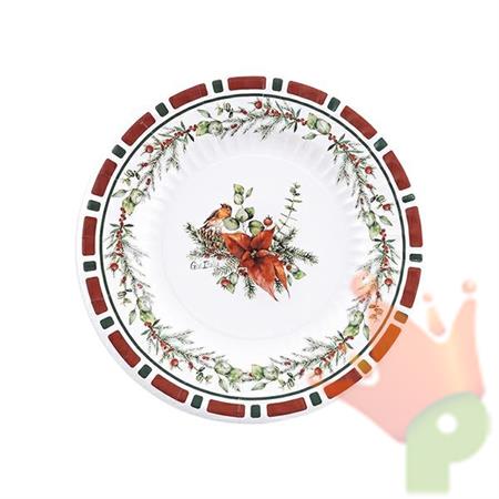 PIATTI CHRISTMAS EVE 21 CM 8 PZ
