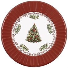 PIATTI CHRISTMAS POTTERY 33 CM 6 PZ