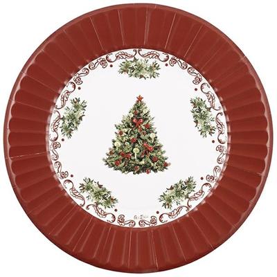 PIATTI CHRISTMAS POTTERY 33 CM 6 PZ