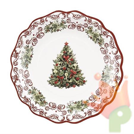 PIATTI CHRISTMAS POTTERY 8 PZ 27 CM