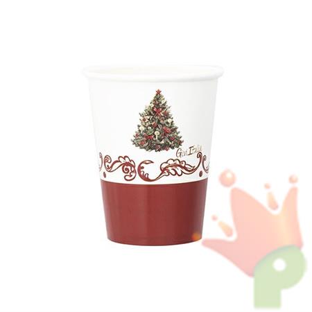 BICCHIERI CHRISTMAS POTTERY 250 CC 8 PZ